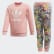 Crew Sweatshirt Set Glory Pink / White FM4940 Crew Sweatshirt Set Glory Pink / White FM4940