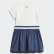 Conjunto Verano Minnie Mouse White / Semi Coral / Tech Indigo FM2862 Conjunto Verano Minnie Mouse White / Semi Coral / Tech Indigo FM2862