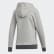 Buzo con capucha Essentials Linear Pullover Medium Grey Heather / Prism Pink DU0646 Buzo con capucha Essentials Linear Pullover Medium Grey Heather / Prism Pink DU0646