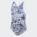 Parley Swimsuit Glow Blue / Semi Coral EH6285 Parley Swimsuit Glow Blue / Semi Coral EH6285