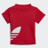 Ensemble Big Trefoil Shorts Tee Lush Red / White FM5610 Ensemble Big Trefoil Shorts Tee Lush Red / White FM5610