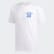 Camiseta BK Flowers White / Blue / Black EC7298 Camiseta BK Flowers White / Blue / Black EC7298