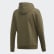 Buzo con capucha Fleece Must Haves Badge of Sport Raw Khaki / Black DT9944 Buzo con capucha Fleece Must Haves Badge of Sport Raw Khaki / Black DT9944