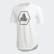 TAN Big Logo T-Shirt White FJ6340 TAN Big Logo T-Shirt White FJ6340