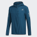 Bunda Own the Run Hooded Wind Tech Mineral / Black EI5726 Bunda Own the Run Hooded Wind Tech Mineral / Black EI5726
