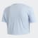 W D2M CROP TEE Glow Blue / White EI5525 W D2M CROP TEE Glow Blue / White EI5525