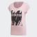 Polera Essentials Printed True Pink / Black DU0637 Polera Essentials Printed True Pink / Black DU0637
