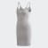Spaghetti Strap Dress Medium Grey Heather / White FM3271 Spaghetti Strap Dress Medium Grey Heather / White FM3271