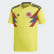 Camisa Oficial Colômbia 1 Infantil 2018 Bright Yellow / Collegiate Navy BR3509 Camisa Oficial Colômbia 1 Infantil 2018 Bright Yellow / Collegiate Navy BR3509