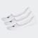Chaussettes basses (3 paires) White / Black CV5941 Chaussettes basses (3 paires) White / Black CV5941