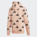 Sweat-shirt à capuche adidas Athletics Pack Allover Glow Pink / Black EI6236 Sweat-shirt à capuche adidas Athletics Pack Allover Glow Pink / Black EI6236