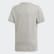 Camiseta Essentials Linear Logo Medium Grey Heather / Black DV1816 Camiseta Essentials Linear Logo Medium Grey Heather / Black DV1816