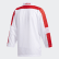 Maglia Blueliner Trefoil White / Active Red FM1586 Maglia Blueliner Trefoil White / Active Red FM1586