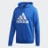 Sudadera con capucha Must Haves Badge of Sport Blue / White FL3932 Sudadera con capucha Must Haves Badge of Sport Blue / White FL3932