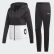 Sudadera con Capucha Linear French Terry Black / White / Black DV2425 Sudadera con Capucha Linear French Terry Black / White / Black DV2425