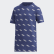 Camiseta Core Favorites Tech Indigo / White FM0745 Camiseta Core Favorites Tech Indigo / White FM0745