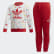 Conjunto cuello redondo White / Multicolor / Lush Red FM4946 Conjunto cuello redondo White / Multicolor / Lush Red FM4946