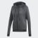 Chaqueta con Capucha Performance Black Heather CD9620 Chaqueta con Capucha Performance Black Heather CD9620
