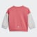 Graphic Terry Jogger Set Real Pink / Light Grey Heather ED1171 Graphic Terry Jogger Set Real Pink / Light Grey Heather ED1171
