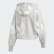 Large Logo Cropped Hoodie Medium Grey Heather / White FS7223 Large Logo Cropped Hoodie Medium Grey Heather / White FS7223