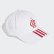Boné Baseballl CR Flamengo 2 White / Scarlet / Black FJ0972 Boné Baseballl CR Flamengo 2 White / Scarlet / Black FJ0972