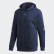 Silver Foil Print Outline Hoodie Night Indigo FM3890 Silver Foil Print Outline Hoodie Night Indigo FM3890