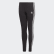Calzas 3 Tiras Black / White ED7820 Calzas 3 Tiras Black / White ED7820