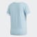 Camiseta 3 bandas Clear Sky / White FM3322 Camiseta 3 bandas Clear Sky / White FM3322
