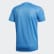 Camiseta D2M 3-Stripes Bright Blue CZ5303 Camiseta D2M 3-Stripes Bright Blue CZ5303