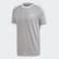 Camiseta 3 bandas Medium Grey Heather FM3769 Camiseta 3 bandas Medium Grey Heather FM3769