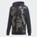 Casaco com Capuz Camuflado Multicolor / Carbon ED7073 Casaco com Capuz Camuflado Multicolor / Carbon ED7073