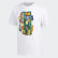 Camiseta Gamedos White / Bold Green / Bright Orange EC7348 Camiseta Gamedos White / Bold Green / Bright Orange EC7348
