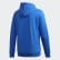Sudadera con capucha Must Haves Badge of Sport Blue / White FL3932 Sudadera con capucha Must Haves Badge of Sport Blue / White FL3932