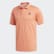 3-Stripes Jacquard polotrøje Amber Tint / Signal Coral FL2929 3-Stripes Jacquard polotrøje Amber Tint / Signal Coral FL2929