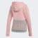 Tuta da allenamento Linear Hoodie French Terry Glory Pink / Medium Grey Heather FM6845 Tuta da allenamento Linear Hoodie French Terry Glory Pink / Medium Grey Heather FM6845