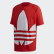 Big Trefoil Boxy T-shirt Lush Red FM9906 Big Trefoil Boxy T-shirt Lush Red FM9906