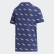 Camiseta Core Favorites Tech Indigo / White FM0745 Camiseta Core Favorites Tech Indigo / White FM0745