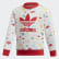 Crew Sweatshirt Set White / Multicolor / Lush Red FM4946 Crew Sweatshirt Set White / Multicolor / Lush Red FM4946