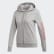 Veste à capuche Essentials Linear Medium Grey Heather / Bliss Pink EI0663 Veste à capuche Essentials Linear Medium Grey Heather / Bliss Pink EI0663