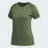 Tričko Prime 3-Stripes Tech Olive / Heather FH8076 Tričko Prime 3-Stripes Tech Olive / Heather FH8076