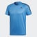 Camiseta D2M 3-Stripes Bright Blue CZ5303 Camiseta D2M 3-Stripes Bright Blue CZ5303
