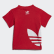 Ensemble Big Trefoil Shorts Tee Lush Red / White FM5610 Ensemble Big Trefoil Shorts Tee Lush Red / White FM5610