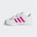 Sapatos VL Court 2.0 Cloud White / Shock Pink / Cloud White EG3890 Sapatos VL Court 2.0 Cloud White / Shock Pink / Cloud White EG3890