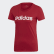 Essentials Linear T-shirt Active Maroon / White EI0697 Essentials Linear T-shirt Active Maroon / White EI0697