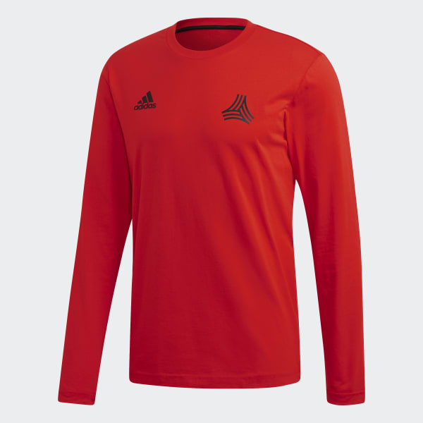 Tan Cotton Camiseta Rojo Graphic España Adidas 4wRRHd