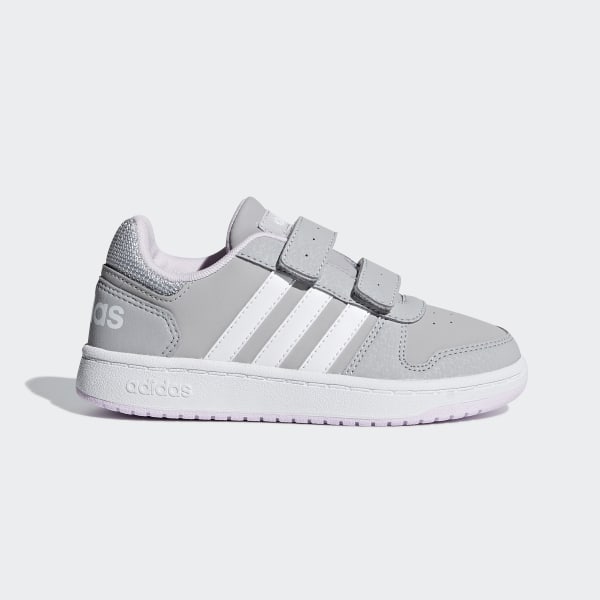 0 2 Hoops Adidas Shoes GreyUk D9I2HWE