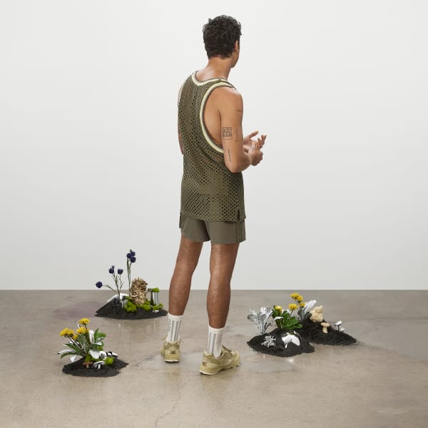 Green Mesh Tank Top (All Gender) EVM14
