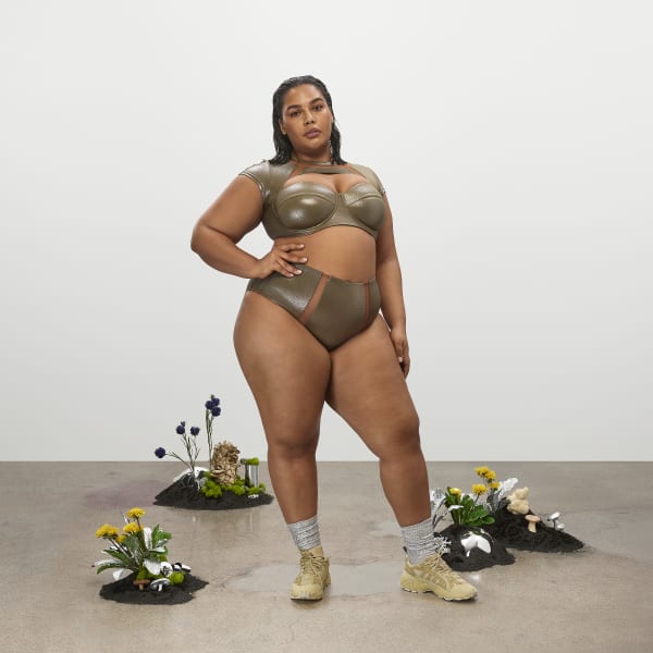 Green Swim Top (Plus Size) BWK62