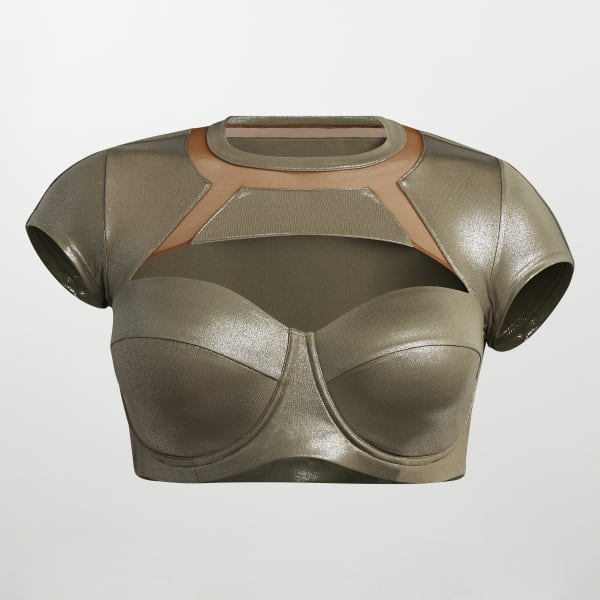 Green Swim Top (Plus Size) BWK62