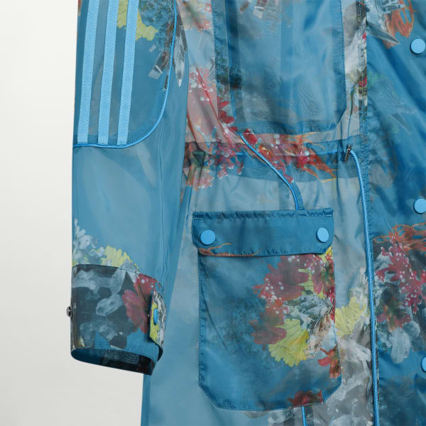 Turchese Giacca Printed Organza SU561